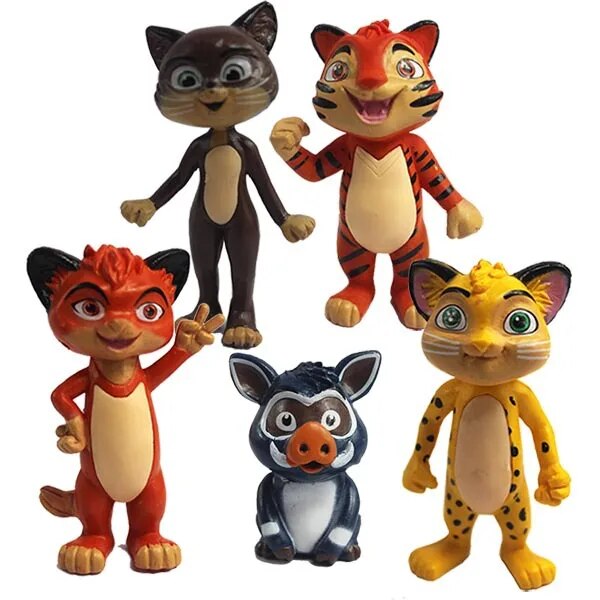 Набір фігурок Лео та Тіг Leo &amp; Tig Лісові пригоди маленьких друзів 5 шт 8 см