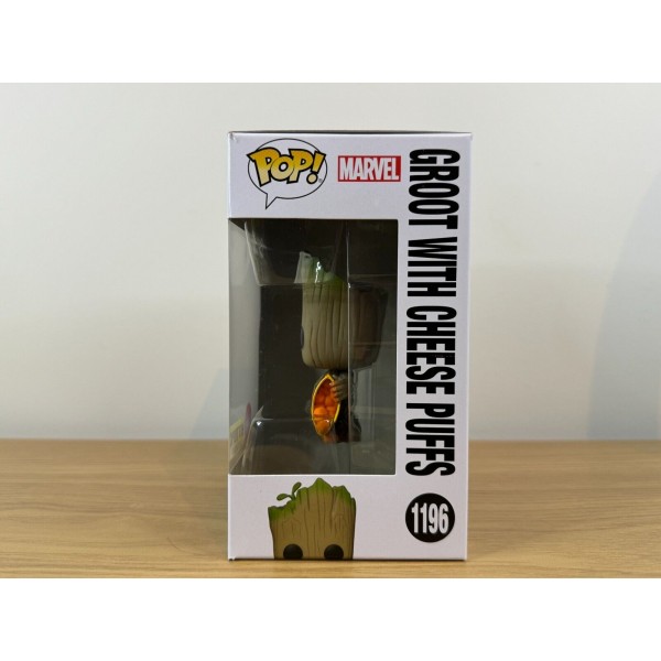 Фігурка Funko Pop Грут I am Groot Я Грут, Грут з сирними слойками Groot with Cheese Puffs Фанко поп 10 см №1196