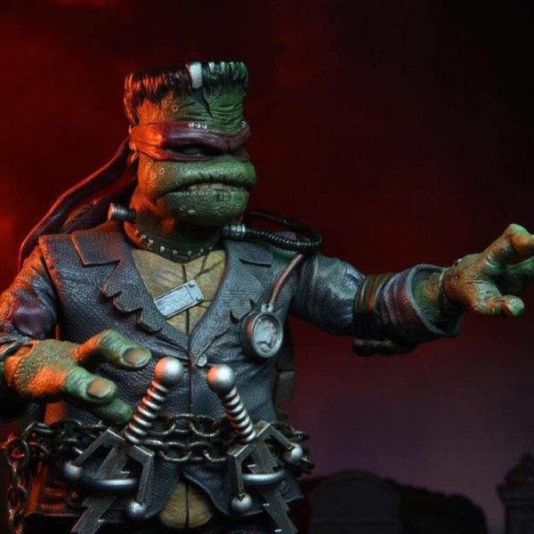 Фигурка Монстр Черепашка Ниндзя Рафаэль Франкенштейн Universal Monsters Teenage Mutant Ninja Turtles Raphael 18 см