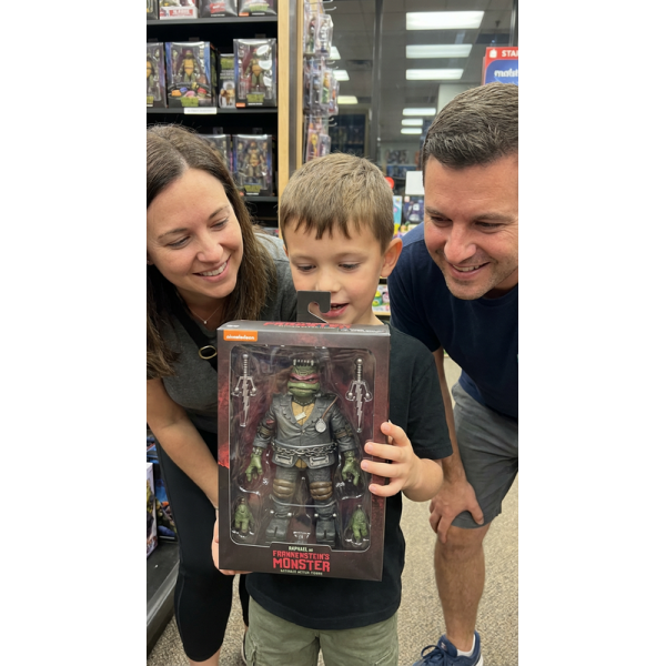 Фигурка Монстр Черепашка Ниндзя Рафаэль Франкенштейн Universal Monsters Teenage Mutant Ninja Turtles Raphael 18 см