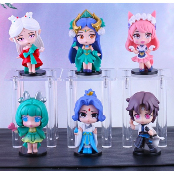 Фігурки Честь королів Honor of Kings дитячі фігурки іграшки 6 шт 9 см