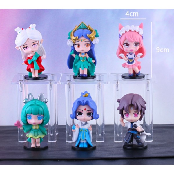 Фігурки Честь королів Honor of Kings дитячі фігурки іграшки 6 шт 9 см