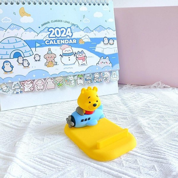 Винни Пух подставка для телефона Винни Пух на самолете настольная подставка держатель для мобильного телефона