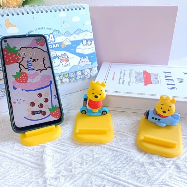 Винни Пух подставка для телефона Винни Пух на самолете настольная подставка держатель для мобильного телефона
