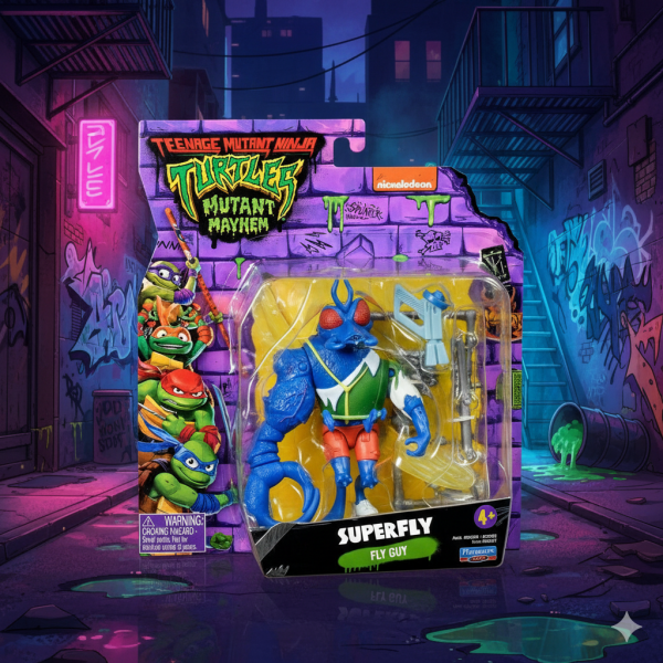 Фигурка Черепашки Ниндзя Суперфлай Superfly TMNT Ninja Turtles игрушка 11 см