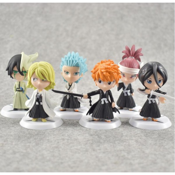 Набір фігурок Бліч Bleach Ichigo Ulquiorra фігурки героїв аніме 6 шт./компл. 6-8 см