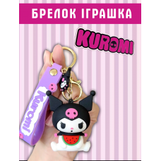 Куромі брелок kuromi креативний мультяшний брелок силіконовий брелок для ключів креативна підвіска