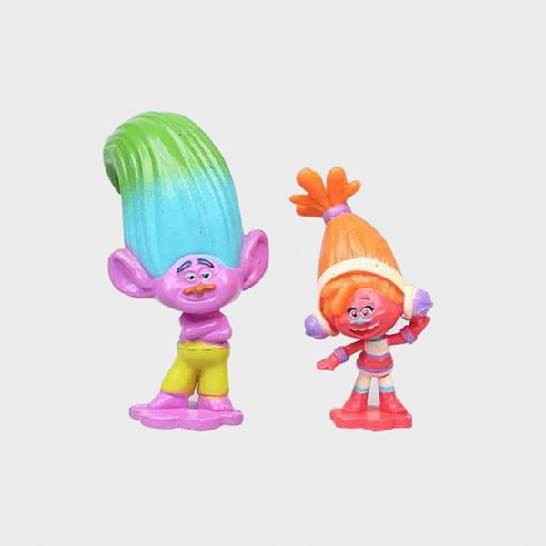 Набір фігурок Тролі Trolls Смурфики Smurfs дитячі іграшки 3-6 см 12 шт