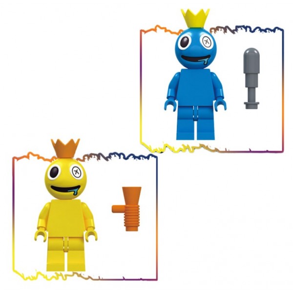 Набір фігурок Райдужні друзі Roblox Rainbow Friends 6 шт/компл. ігрові будівельні блоки