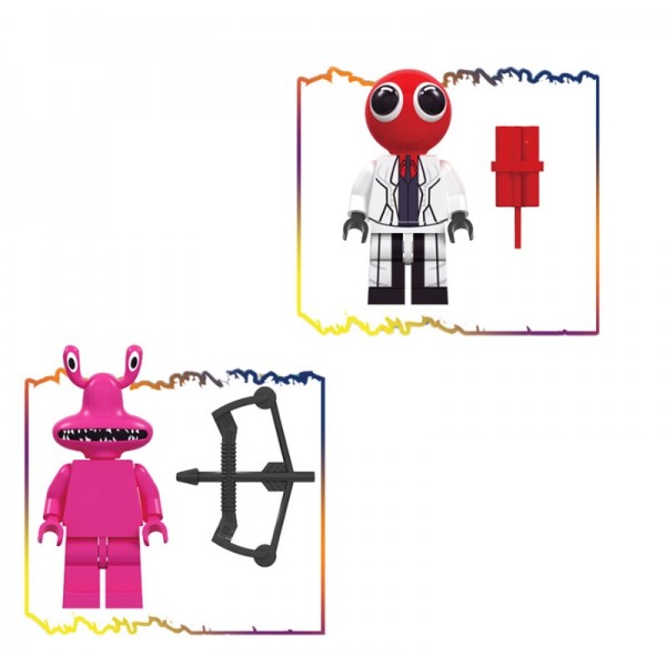 Набір фігурок Райдужні друзі Roblox Rainbow Friends 6 шт/компл. ігрові будівельні блоки