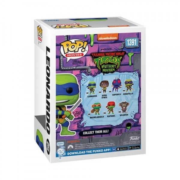 Фігурка Funko Pop Фанко Поп Черепашки-ніндзя TMNT Леонардо Leonardo Ninja Turtles 10см №1391