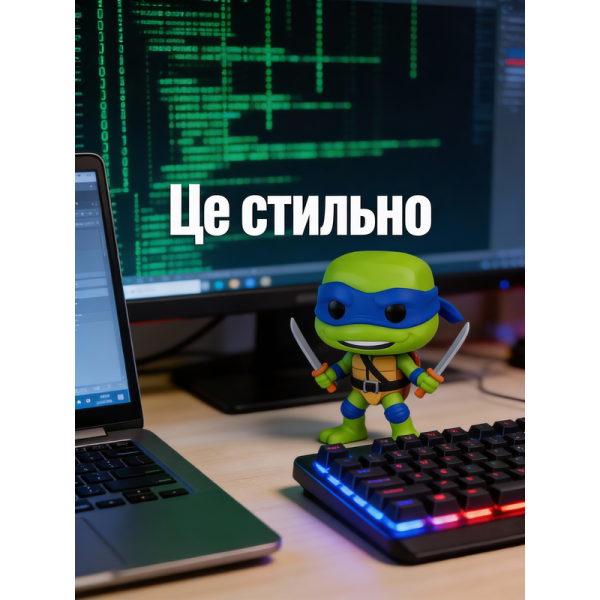 Фігурка Funko Pop Фанко Поп Черепашки-ніндзя TMNT Леонардо Leonardo Ninja Turtles 10см №1391
