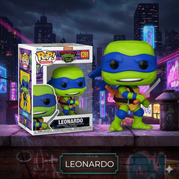 Фігурка Funko Pop Фанко Поп Черепашки-ніндзя TMNT Леонардо Leonardo Ninja Turtles 10см №1391