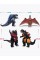 Фигурки Годзилла и монстры Godzilla & Monsters набор 10 шт 6 см
