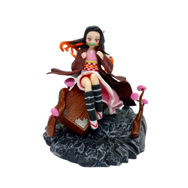 Фигурка Незуко Камадо Клинок рассекающий демонов, Demon Slayer Nezuko 17 см