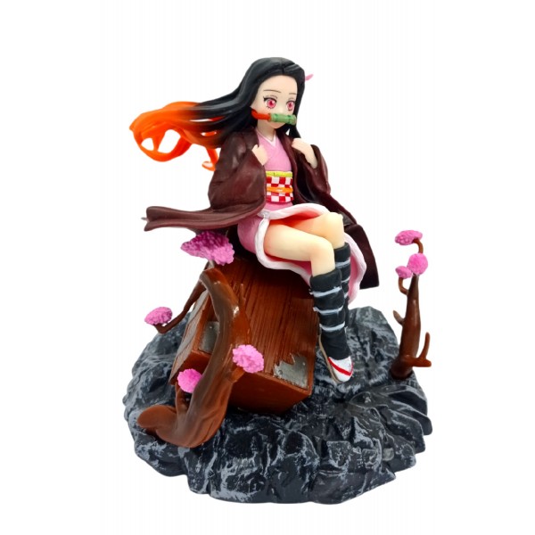 Фигурка Незуко Камадо Клинок рассекающий демонов, Demon Slayer Nezuko 17 см