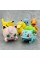 Фігурки Покемон Пікачу Pokemon Pikachu Чармандер Бульбазавр Біртл Джіґліпафф набір 6 шт 6-8 см