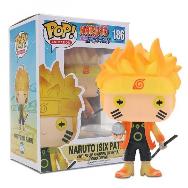 Наруто фігурка Funko POP Naruto Shippuden Наруто Six Path дитяча ігрова фігурка №186 10см