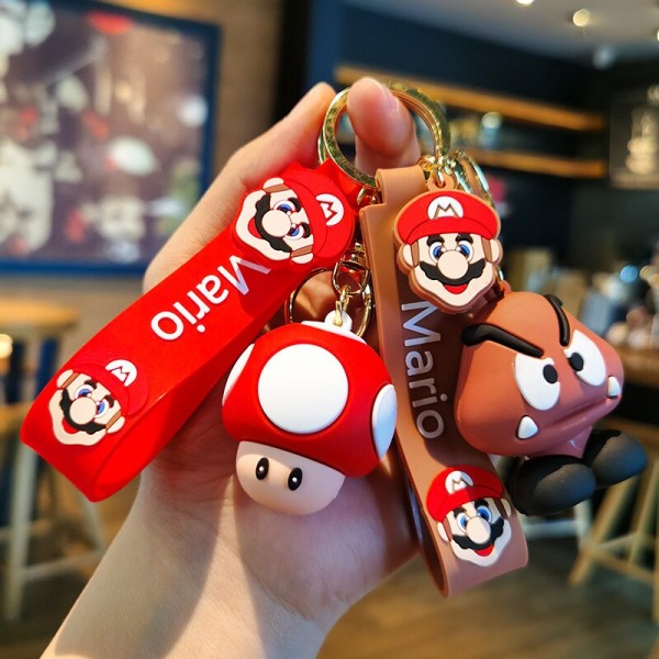 Брелок Супер Маріо Гумба Super Mario Goomba фігурка іграшка для ключів, рюкзака, сумки 5 см