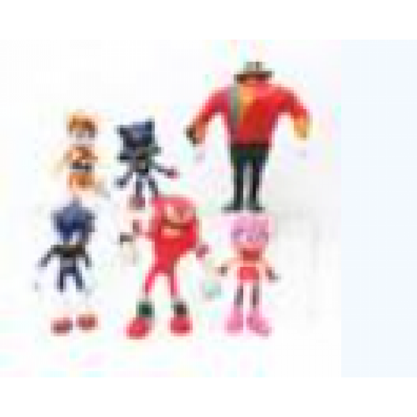 Набір фігурок Супер Сонік Їжачок Sonic the Hedgehog іграшки 6 шт 6-7 см