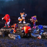 Набір фігурок Супер Сонік Їжачок Sonic the Hedgehog іграшки 6 шт 6-7 см