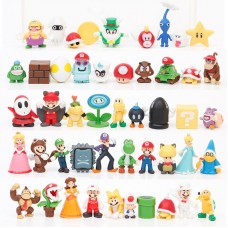 Супер Маріо Super Mario Супер Маріо брати Маріо набір фігурок ігрові фігурки 48 шт