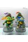 Набор фигурок Черепашки Ниндзя Ninja Turtles TMNT игрушки 4 шт Леонардо - Донатело - Микиланжело - Рафаель 12,5 см