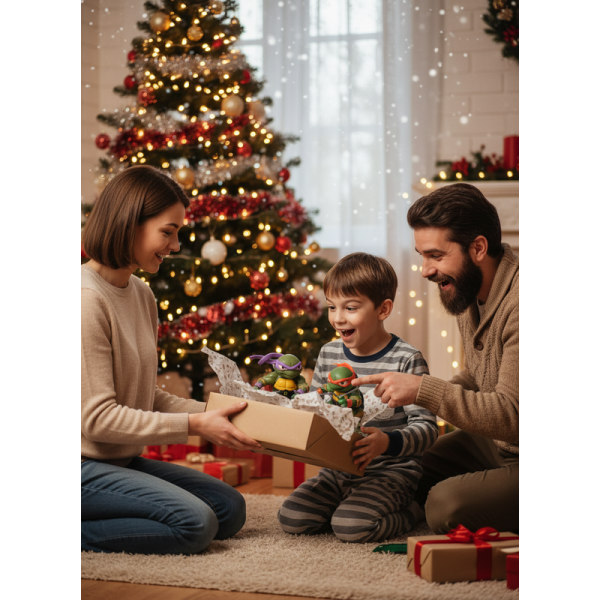 Набор фигурок Черепашки Ниндзя Ninja Turtles TMNT игрушки 4 шт Леонардо - Донатело - Микиланжело - Рафаель 12,5 см