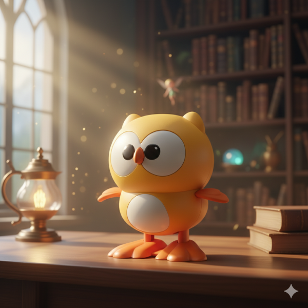 Совенок Хоп Хоп дитяча заводна іграшка розвиваюча сова фігурка 8,5 см