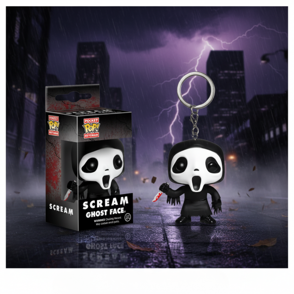 Крик  брелок Призрачное Лицо Funko POP виниловая фигурка Scream Ghost Face фанко поп