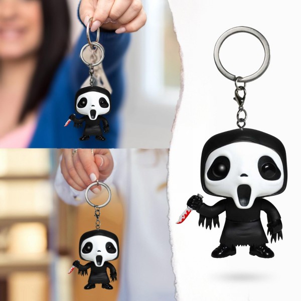 Крик  брелок Призрачное Лицо Funko POP виниловая фигурка Scream Ghost Face фанко поп