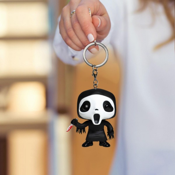 Крик  брелок Призрачное Лицо Funko POP виниловая фигурка Scream Ghost Face фанко поп