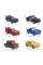 Набір машинок Тачки Cars Блискавка МакКуїн 6 шт 2,5-4 см