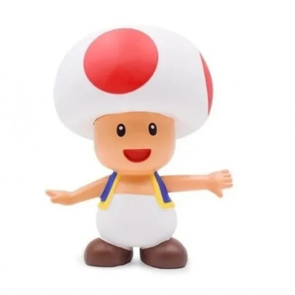 Фигурка Cупер марио Super Mario человек гриб mushroom man Тоад Toad игрушка 25 см