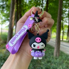 Куромі брелок kuromi креативний мультяшний брелок силіконовий брелок для ключів креативна підвіска