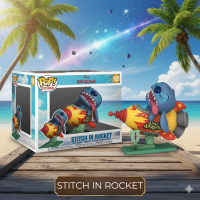 Фигурка Лило и Стич Фанко Поп Дисней Стич в ракете Funko Pop Disney Lilo Stitch Stitch in Rocket 10 см №102