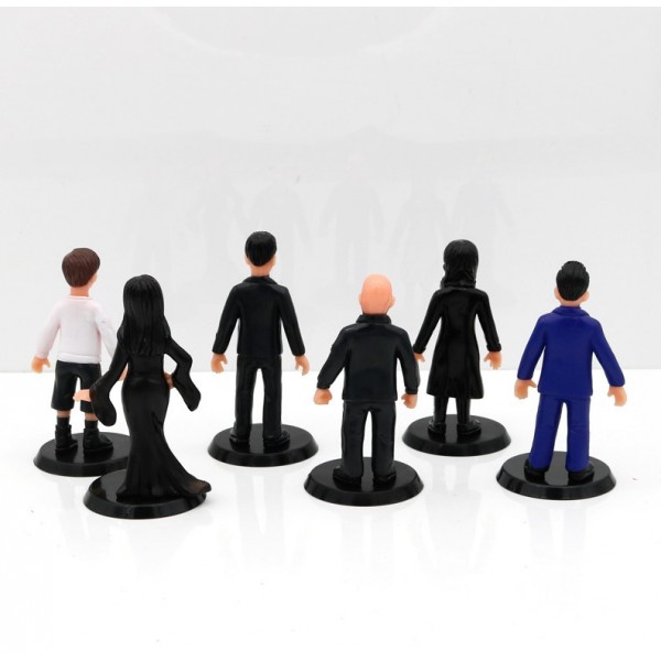 Набір фігурок Сімейка Аддамс Уенздей The Addams Family Wednesday Addams дитячі іграшки 6 шт 9-10см