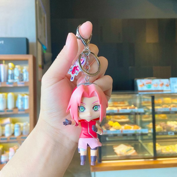 Брелок Наруто Харуно Сакура Naruto Sakura Haruno аніме фігурка іграшка для ключів, рюкзака, сумки 10 см