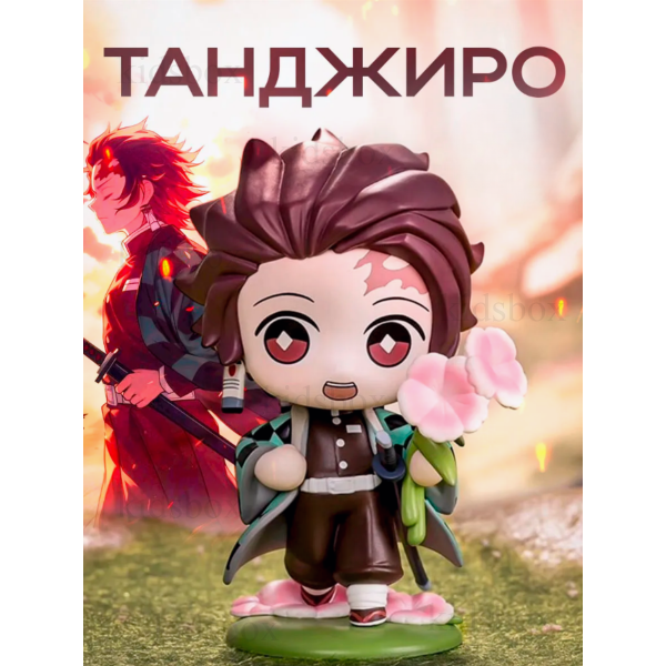 Фігурка Танджиро Камадо Тандзіро Клинок розсікаючий демонів Demon Slayer Tanjiro Kamado іграшка аніме 8,5 см