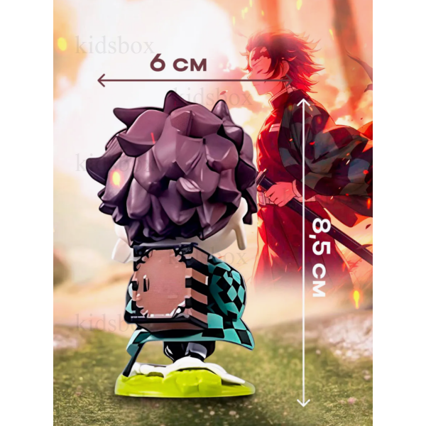 Фігурка Танджиро Камадо Тандзіро Клинок розсікаючий демонів Demon Slayer Tanjiro Kamado іграшка аніме 8,5 см