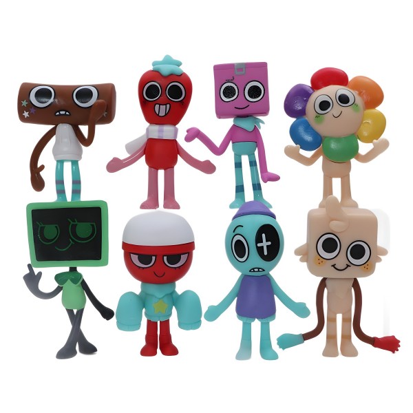 Фигурки В Мире Дэнди (Денди) Roblox Dandy's World игрушки набор 8 шт 6.7-8.3 см