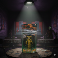 Фігурка П'ять ночей з Золотий Фредді Фредді Golden Freddy Five Nights at Freddy's FNAF ФНАФ ігрова фігурка 15 см