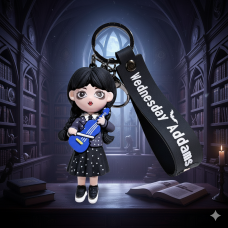 Венздей Аддамс брелок Wednesday Addams брелок з віолончеллю фігурка брелок