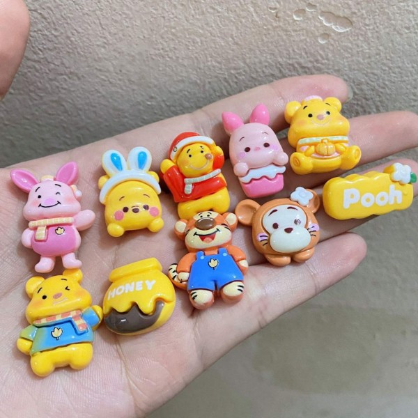 Наклейки Вінні пух та його друзі 3D наклейки Winnie the Pooh для дітей 10 шт упаковка