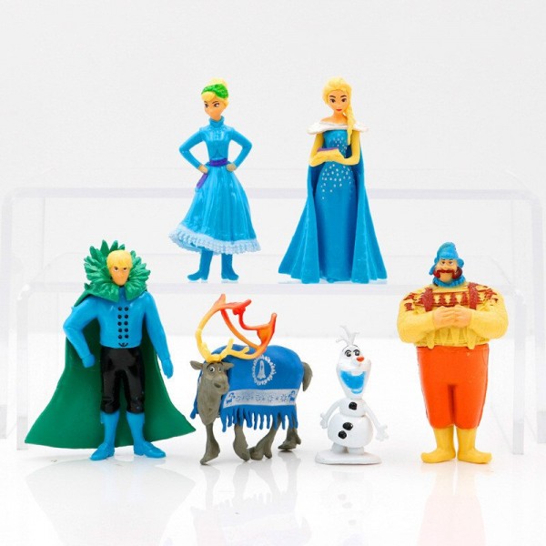 Игрушки набор Фрозен Холодное сердце Frozen 2 Анна-Эльза-Кристофф-Олаф Дисней 6 шт 5 - 10 см