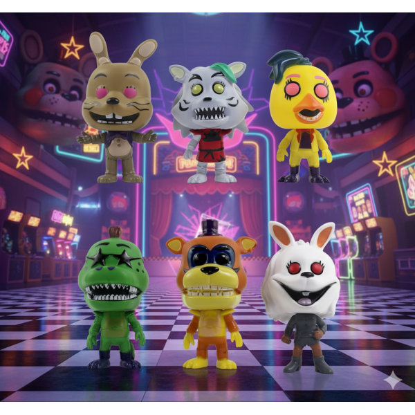 Набір фігурок П'ять ночей у Фредді фігурки ФНАФ Фредді Five Nights at Freddy's дитячі іграшки 6 шт 10 см