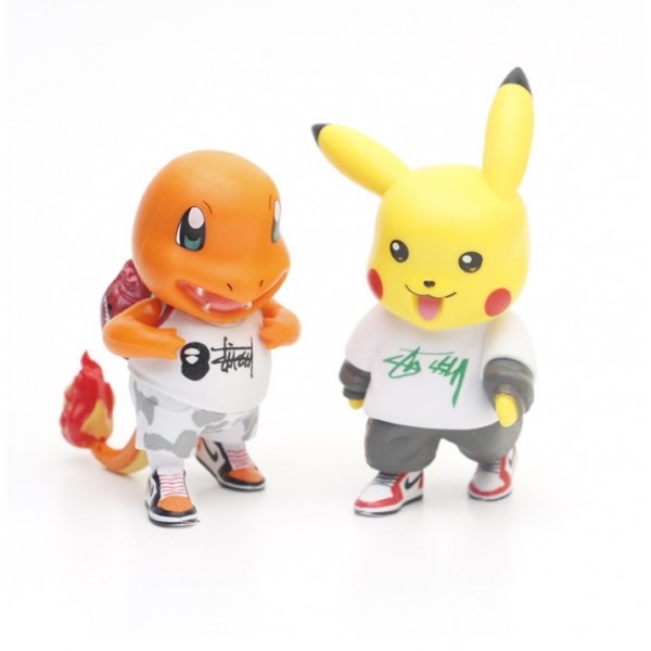 Набір фігурок Покемон Пікачу Pokemon Pikachu Чармандер, Псік, Сквіртл, Бульбазавр, Снорлакс ігрові фігурки 6-10.5см 6 шт.