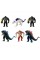Набор фигурок Годзилла Godzilla vs King Kong Король монстров 8 см 6 шт