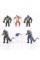 Набор фигурок Годзилла Godzilla vs King Kong Король монстров 8 см 6 шт