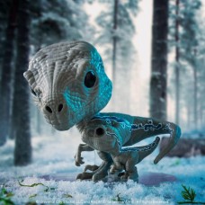 Світ Юрського періоду Велоцираптор фігурка Jurassic World Blue&amp;Beta Velociraptors Блю та її дитинча Бета фанко поп